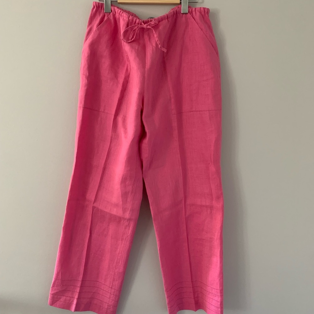 Jax Essentials 100% Linen Drawstring Pant